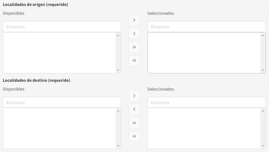 Agregar cliente a tipo de flete